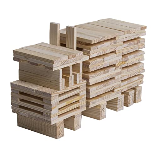 Betoys-ATM-114059 BeToys-Betoys-114059-Jeu 200 Planchettes,3 ans to 10 ans, 114059, Bois Naturel, ATM-114059