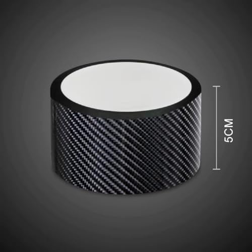 Image of Car Door Sill Protector Carbon Fiber Protection Tape for Car Door Edge, Bumper Guard Strip, Scratch Protection Sticker, Self Adhesive Trim Film for Exterior & Interior (5M) (Black)