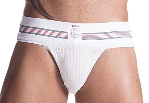 Gym Old School Jockstrap (XXXX-Large, White)