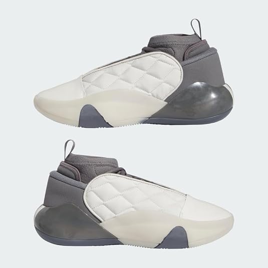 adidas Tênis masculino Harden Volume 7, Cinza órbita/branco giz