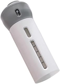 Lazer 4 in 1 Travel Size Dispenser Bottle Set Refillable Plastic Leak Proof Toiletries Cosmetic Liquid Lotion Container