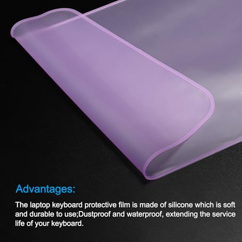 Protector de Teclado de Silicona Universal para Laptop 15.6-17.3" miniatura 4
