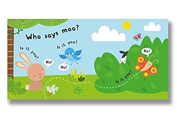 Hardcover Peep Through Lift the Flap Who Says That? Book