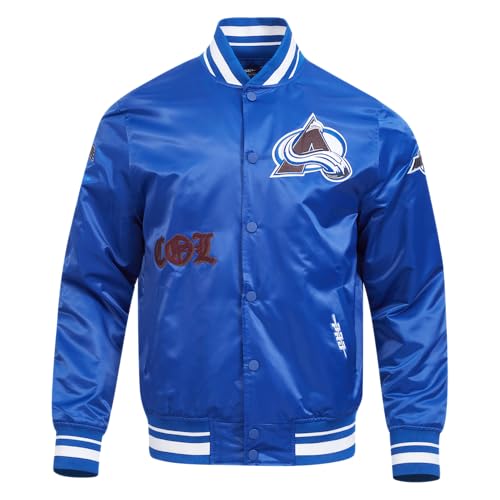 Image of Pro Standard Mens NHL Old English Satin Jacket