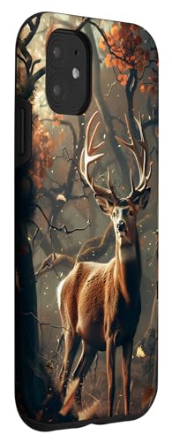 Chasse au cerf et au cerf | Thème chasseurs et chasse Coque pour iPhone 11 – vue 3