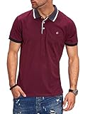 Authentic design with side slits, split neck and ribbed collar
