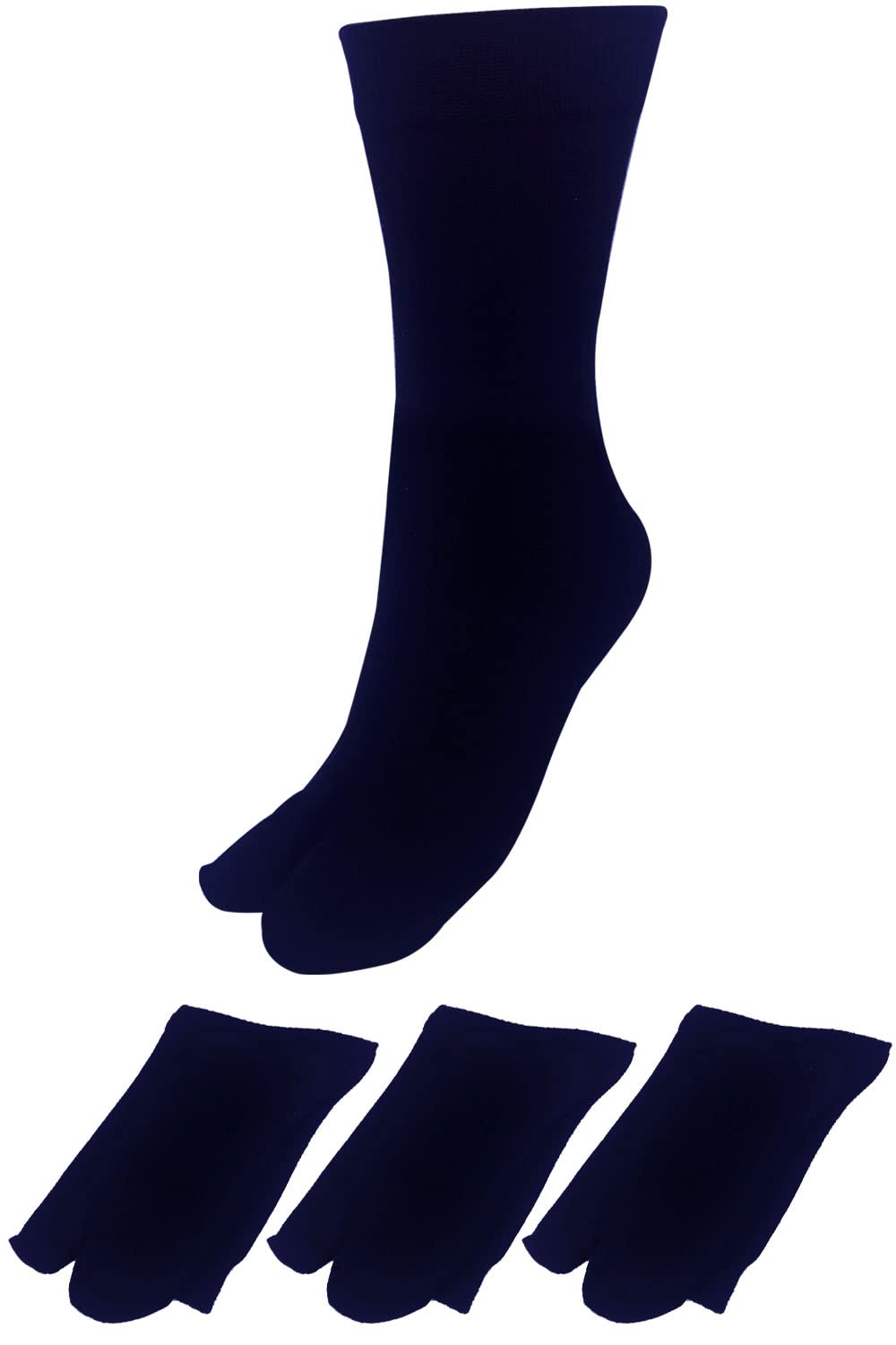 Japanese Tabi Socks Men 3 Pairs Antibacterial Deodorizing Made in Japan