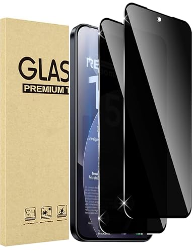 JMDZDL Schutzfolie für Xiaomi Redmi Note 15 Pro 5G Sichtschutz, [2 Stück] Privatsphäre Schutzglasfolie für Redmi Note 15 Pro 5G Privacy Bildschirmschutzfolie 9H Festigkeit Anti-Spy Gehärtetes Glas Folie