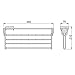 Emuca 7085625 - Perchero colgador lateral extraíble de armario para pantalones