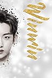 Winwin: NCT WayV Member Acrylic Paint Half Face Portrait Gold Script Name 100 Page 6' x 9' Blank...