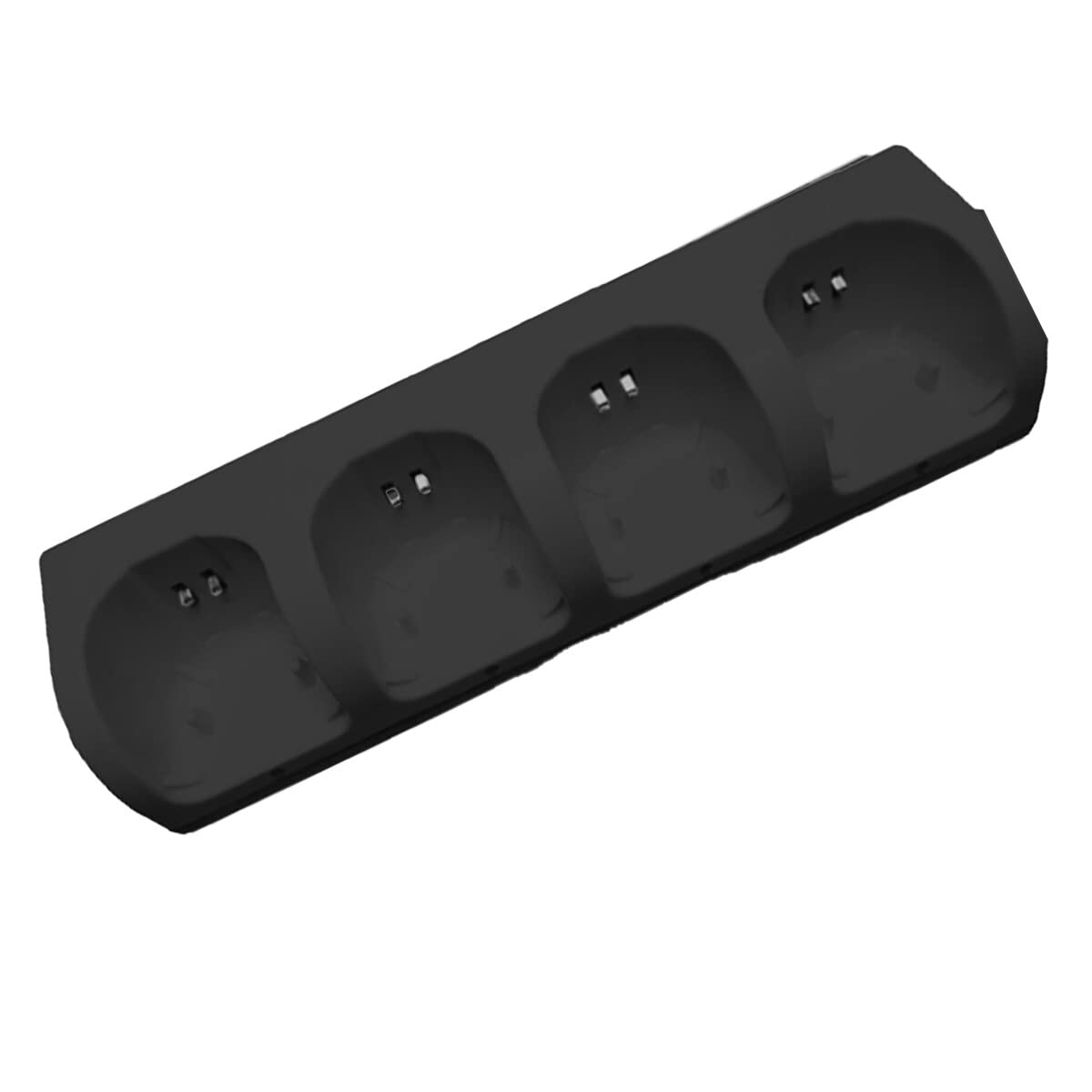 Station de charge pour Wii, 4 en 1 avec 4 batteries rechargeables de 2800 mAh et indicateurs LED pour manette Wii