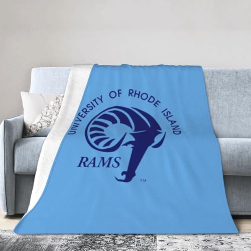 Uri University of Rhode Island Rams Ultra-Soft Micro Fleece Blanket Soft Comfortable Flannel Blanket Available for Bed Couch Living Room