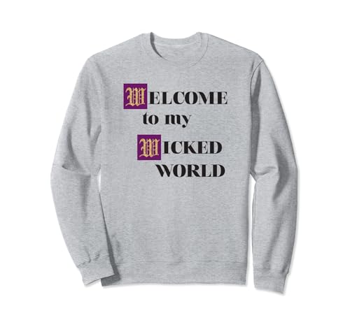 Sweat Descendants Welcome To My Wicked World idéal pour le collège et le chill