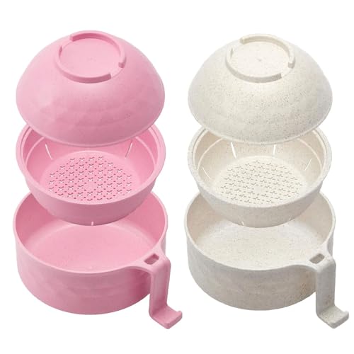 PVZXR Microwave Ramen Noodle Bowl with Strainer & Utensils, 2026 ...