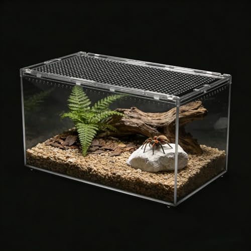 Tarantula Enclosure Magnetic Escape-Proof Habitat for Tarantulas