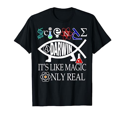 Wissenschaft Es ist wie Magie Nur ein echtes lustiges atheistisches Symbol T-Shirt