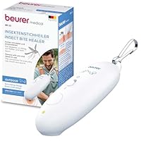Beurer BR 10 Insektenstichheiler, zur Behandlung von Insektenstichen und -bissen, Stichheiler gegen Juckreiz und Schwellungen, extra kleiner Wärmestift mit Karabinerhaken