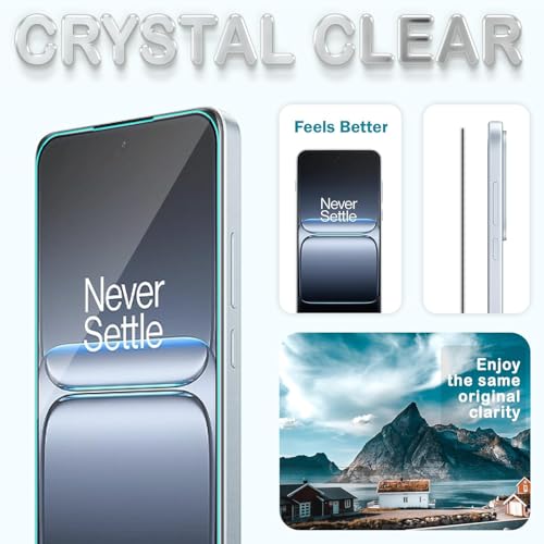 Image of Tempered Glass Screen Protector Compatible for OnePlus Nord CE6 Lite 5G / OnePlus Nord CE 6 Lite with Edge-to-Edge Coverage and Easy Installation Kit