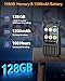 128GB Digital Voice Recorder with Bluetooth & 2
