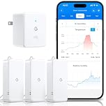 GoveeLife WiFi Hygrometer Thermometer 3 Pack, Smart Humidity Temperature Sensor with App Notifications, 2-Year Free Data Storage Export, Temperature Humidity for Greenhouse, Bedroom, Wine Cellar
