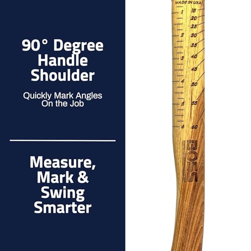 Boss Hammer 16 oz. Ti64 Construction Grade Titanium Hammer - Tennessee Hickory Handle - Framing Square, Rip Claw Design, Magnetic Nail Starter, Milled Face - Made in the USA - BH16TIHI18M