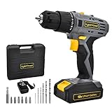 HyperPower 18/20V Cordless Drill Driver Li-ion Battery 2 Variable Speed Fast Charger Powerful Screwd