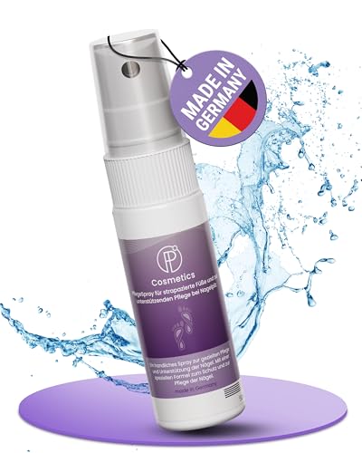 PflegeSpray für strapazierte Füße und Nägel, unterstützende Pflege bei Nagelpilz, handliches Fußspray, pflegt und schützt Nägel, Made in Germany, 50 ml
