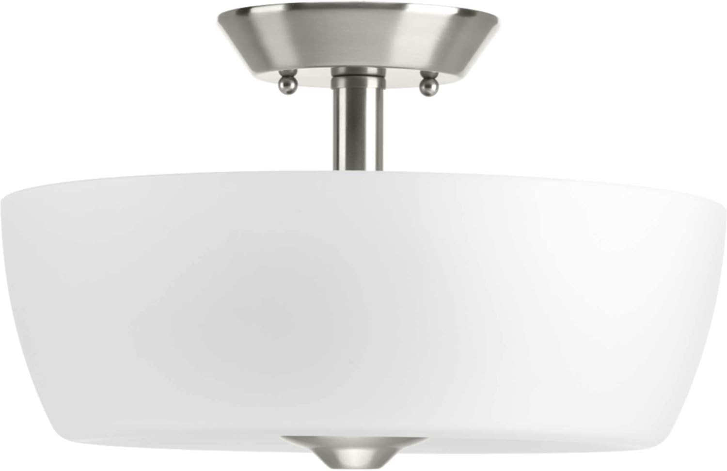Progress Lighting Leap Collection Two-Light 14'' Semi-Flush Mount