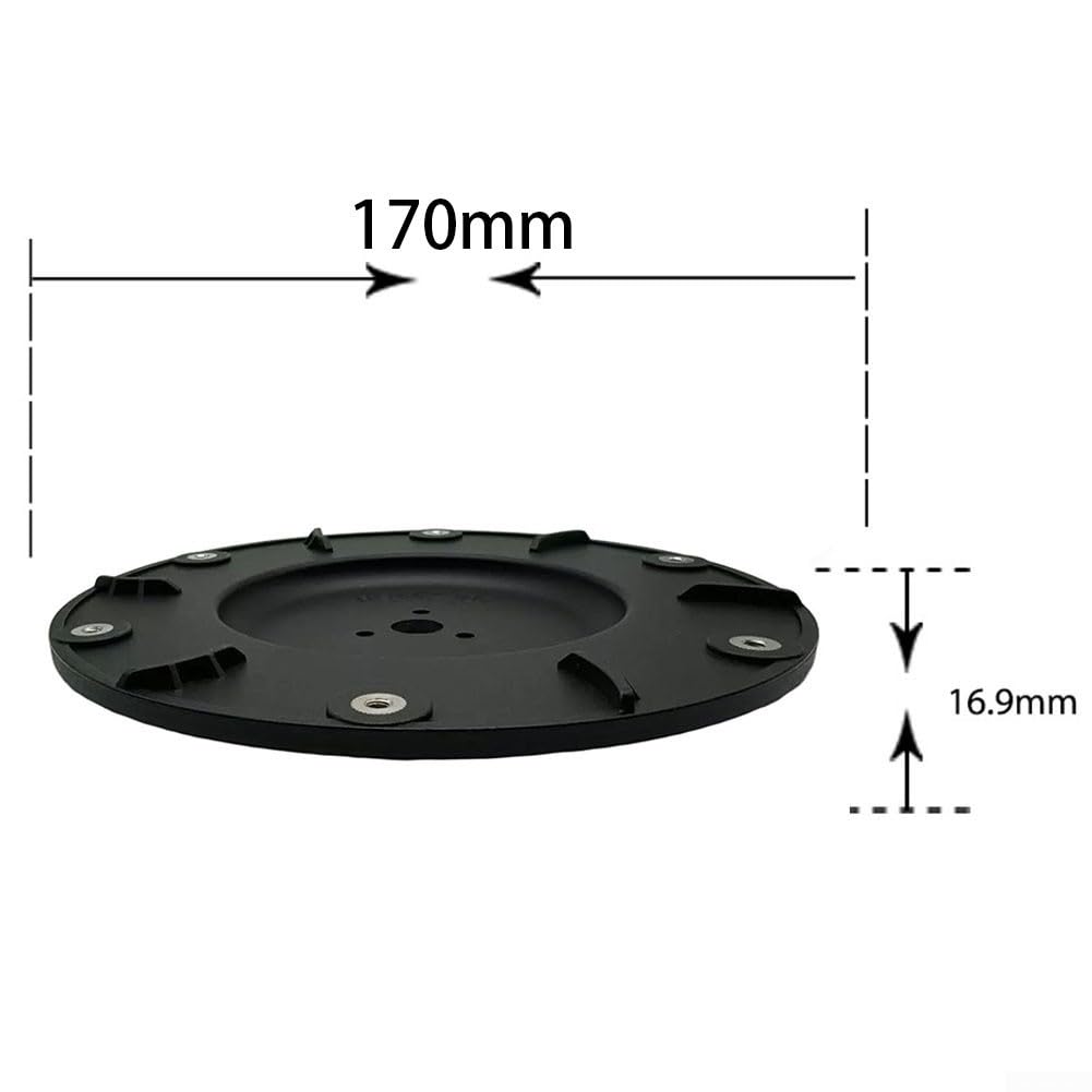 Paquete de 2 cuchillas de corte Mammotion, juego de placas de disco de corte de acero compatibles con LUBA 1 AWD para cortacésped robot LUBA 2 AWD de 170 x 16,9 mm
