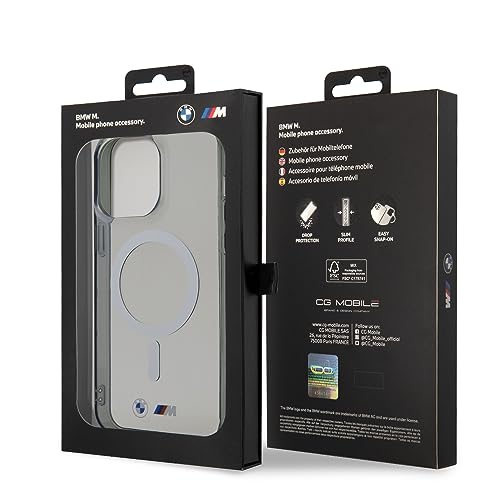 Coque iPhone 15 Pro Max BMW M MagSafe transparente coque de protection