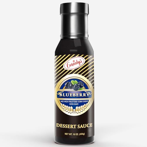Cornaby’s Gourmet Blueberry Dessert Sauce | Blueberry Syrup for Drinks,