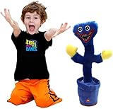 Huggy Wuggy Tanzend, Hillylolly Huggy Wuggy Singend, Sprechende Huggy Wuggy 32 cm, Huggy Wuggy Spielzeug Nachsprechen, Huggy Wuggy Plüschtier, Huggy Wuggy Figure, für Kinder Erwachsene Geschenk