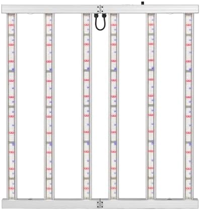 600W LED Grow Lights for Indoor Plants Full Spectrum, Foldable Gr...