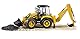bruder 02454 - JCB 5CX eco Baggerlader - 1:16 Baustelle, Baufahrzeug, Löffelbagger, Heckbagger, Arbeiter, bworld, Baumaschine, Spielzeug