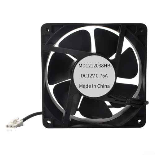 Ventilador de repuesto para horno de gravedad, para parrilla de carbón Gravity 9800, 12038 DC12V 0.75A 3500RPM UL, sensor de rotación de rodamientos de bolas dobles