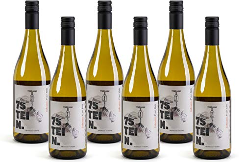 7STEIN Grauburgunder - auch bekannt als Pinot Gris oder Pinot Grigio - ein Qualitätswein, Weißwein aus Rheinhessen, Deutschland (6 x 0.75 l) Cover