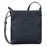 bolso de mano azul marino zara Material superior: piel sintética