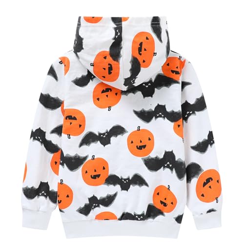 Image of HILEELANG Boy Hoodie Sweatshirt Zip-Up Cotton Casual Pocket Jacket Spring Fall Clothes