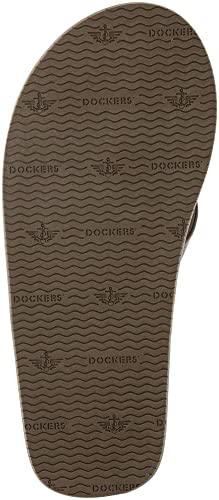 Dockers Mens' Etched Flip-Flop Sandals4