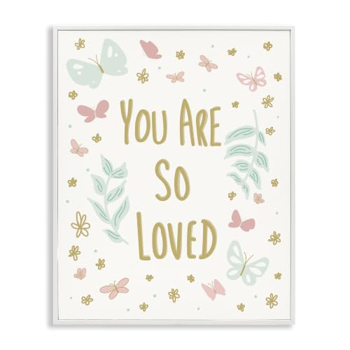 Botanical Butterflies Love, 11 x 14 Inch Framed Giclée Print