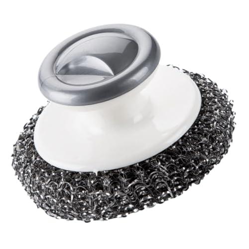 NOLITOY Wok Scrub Brush Durable Wire Kitchen Scrubber for Pots and Dishes Non Scratch Design Efficient for Kitchen Tool