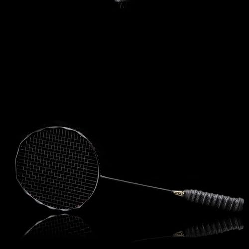 LUKEO Twisted Badminton Racket Broken Wind Low Wind Resistance -Light 5u Full Carbon Offensive Racket