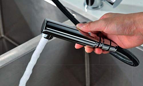 IMEX Malta - Grifo de cocina monomando con Ducha Extraíble, Grifo para Fregadero, Grifo de Cocina Monomando - Imex Malta Cromado GCE006