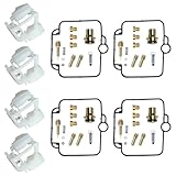 Accessoires pour Motos Kit De Réparation Joint D'aiguille Flotteur pour Carburateur 4 Pièces pour Suzuki GSX-F 750 GSX750F (K/L/M/N/P/R) 1989-1990 1991-1996(Kit C)