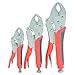 3 Pc Curved Jaw Locking Pliers Set