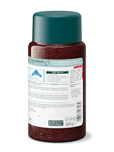 Kneipp Badekristalle Rücken & Schulter - mit wertvollem Extrakt der Teufelskralle - wohltuend, wärmend, entspannend - 600g
