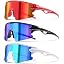 (3 Pack) Red+black/Blue+white/Blue