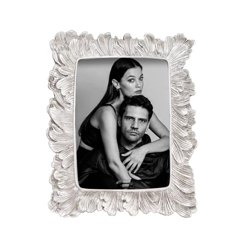 Image of 4x6 Vintage Picture Frames, Picture Frame for Table Top Display and Wall Hanging Home Decor (Silver, 4x6 Inch)