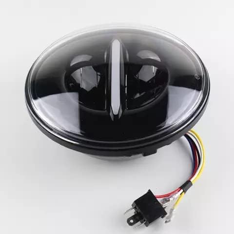 Royalpiston Powerful Desert Minus 110W LED Headlight | DRL, High Beam | Korean CREE | Compatible with Royal Enfield, Thar, Gypsy