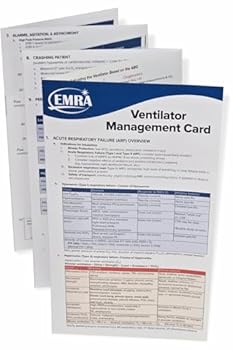 Cards EMRA Ventilator Management Reference Card Book